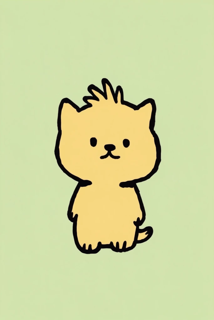 Minimalist Mint Whimsy style AI image example 3