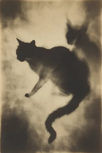 Experimental Darkroom Noir style reference image — translucent silhouettes