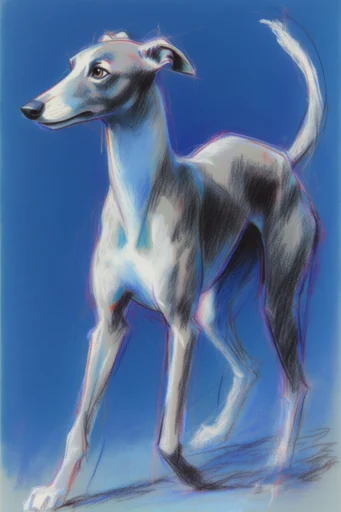 Ethereal Sketch Synthesis style reference image — expressive charcoal lines