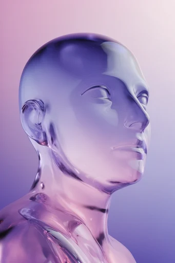 Ethereal Liquid Iridescence style reference image — glossy specular reflections