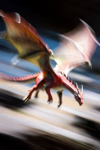 Kinetic Radiant Motion style reference image — shutter drag