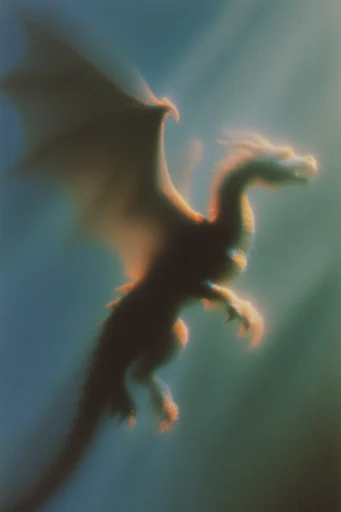 Luminescent Nocturnal Dreamcore style reference image — teal and amber contrast