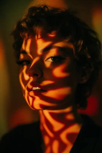 Amber Chiaroscuro Komorebi moodboard — generate AI images in this style