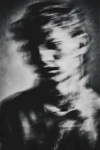 Gritty Kinetic Noir style reference image — stark chiaroscuro