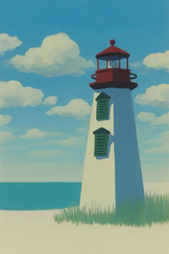 Nostalgic Painterly Minimalism style reference image — minimalist composition