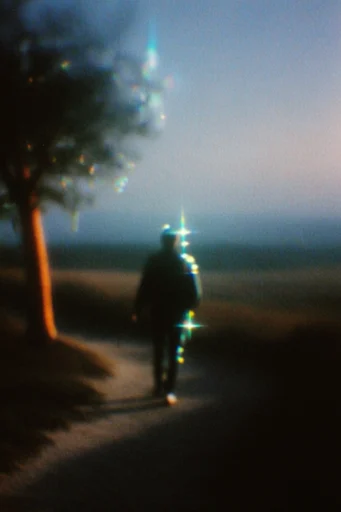 Nostalgic Liminal Glitch style AI image example 2