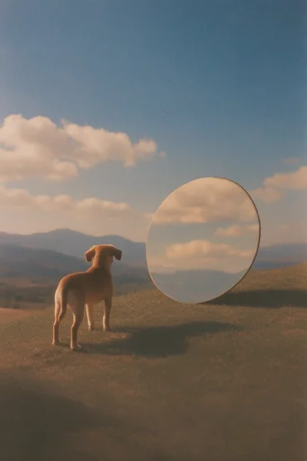 Ethereal Vintage Surrealism style reference image — soft warm lighting