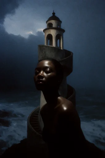 Cinematic Nocturnal Chiaroscuro style reference image — cinematic realism