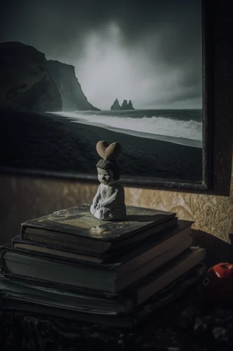 Atmospheric Nordic Gothic style reference image — moody low-key lighting