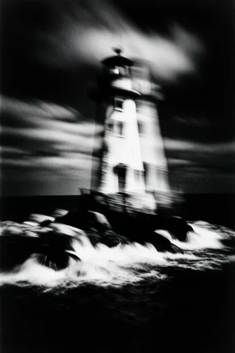 Spectral Noir Motion style reference image — ghostly double exposure