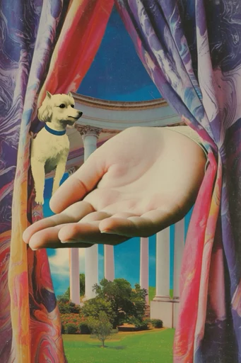 Narrative Surrealist Synthesis style reference image — uncanny narrative