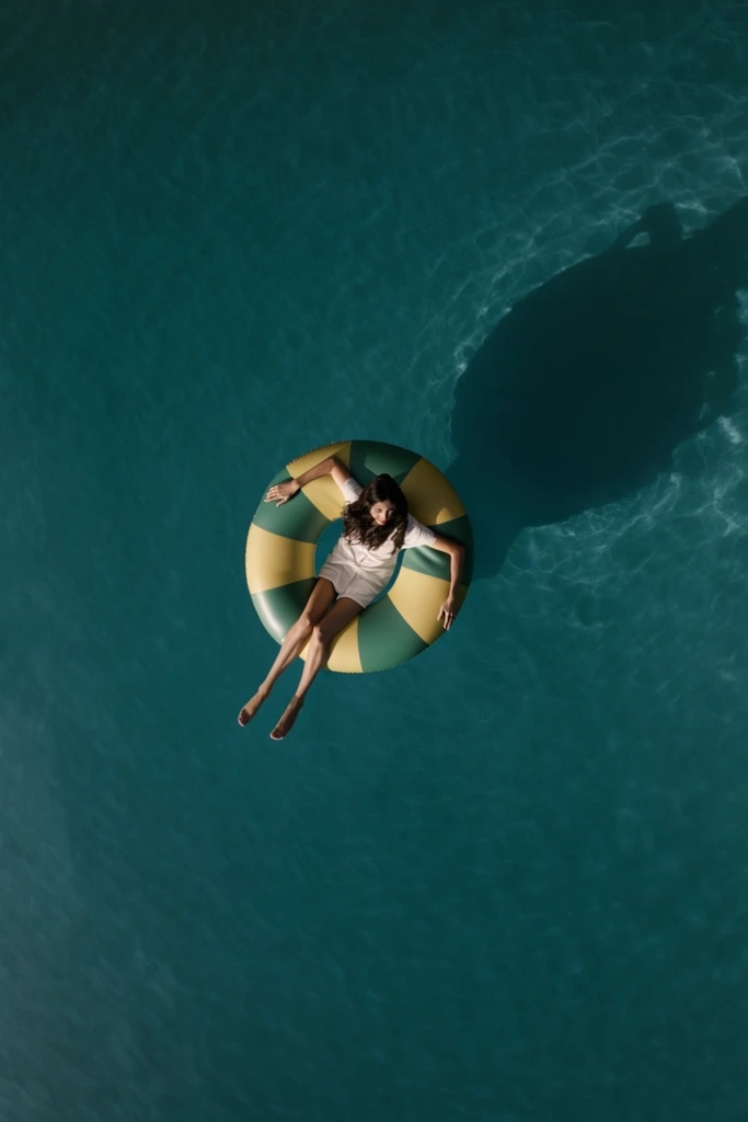 Surreal Minimalist Waterscapes style AI image example 1