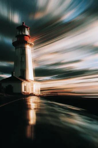 Kinetic Nocturnal Motion style reference image — abstract urban geometry
