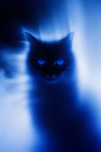 Nocturnal Analog Distortion style reference image — motion blur abstraction