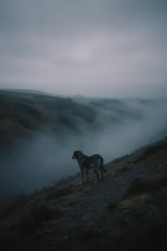 Atmospheric Melancholic Liminality style reference image — painterly soft focus