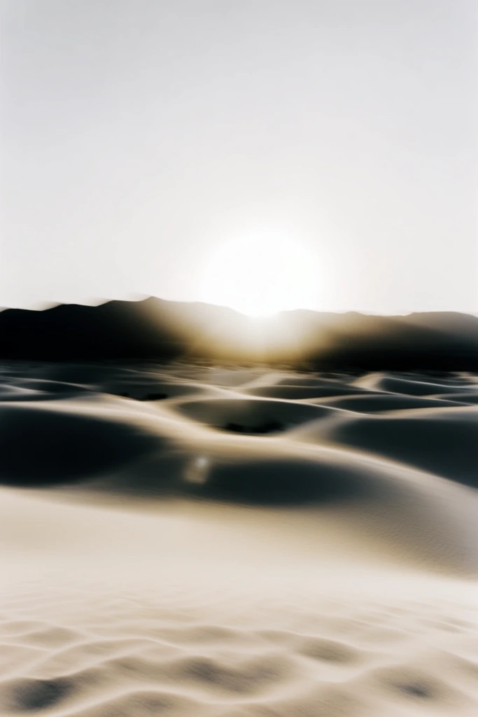 Kinetic Monochrome Minimalism style AI image example 2