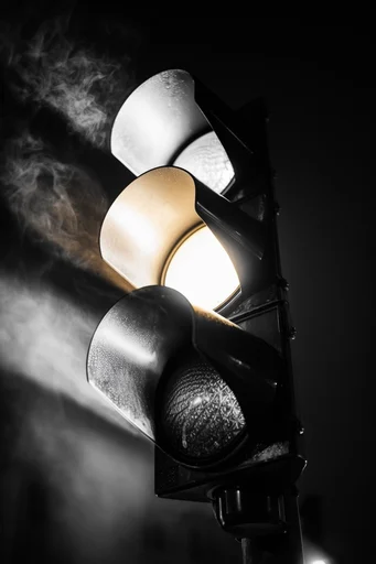 Dramatic Monochrome Noir style reference image — intense gaze