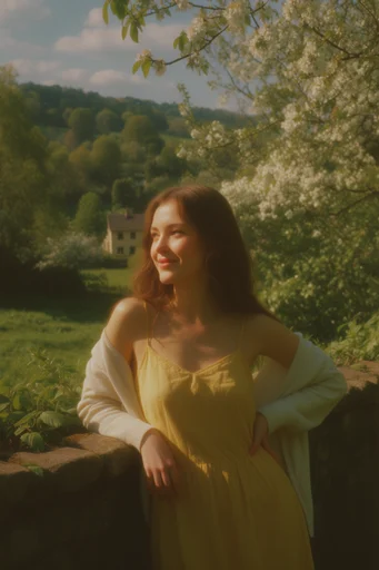 Nostalgic Sun-Drenched Analog style reference image — golden hour light