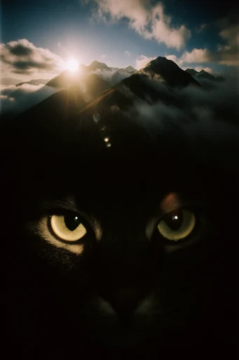 Cinematic Nocturnal Portraits style reference image — extreme macro photography