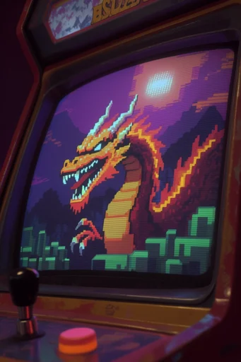 Analog CRT Glitchcore style reference image — visible scanlines