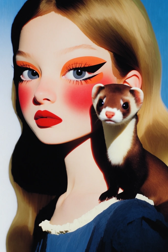 Surreal Avant-Garde Portraiture style AI image example 3