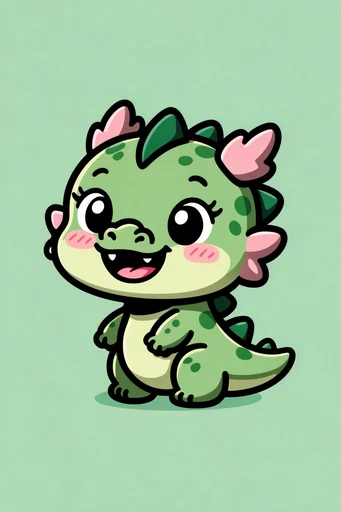 Minimalist Mint Whimsy style reference image — cute whimsical character