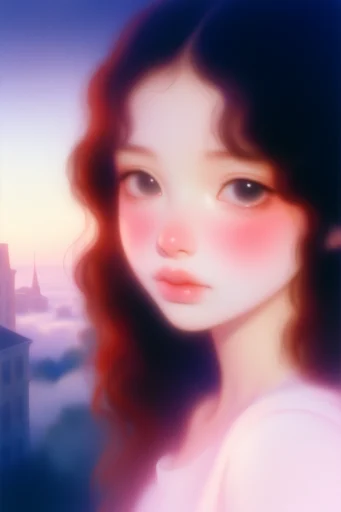 Ethereal Airbrushed Dollcore style reference image — airbrush digital art