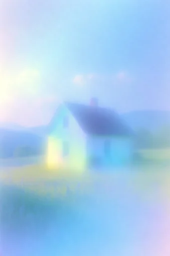 Luminous Ethereal Haze style reference image — airbrushed smooth texture