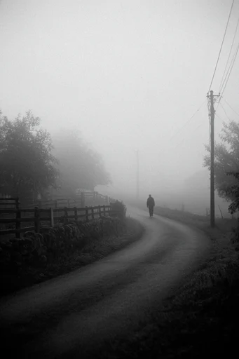 Monolithic Atmospheric Solitude style AI image example 2