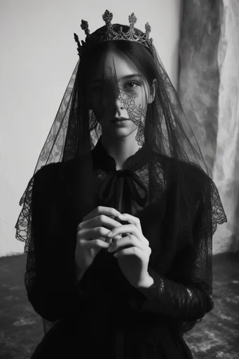 Ethereal Gothic Noir style reference image — haunting ethereal mood