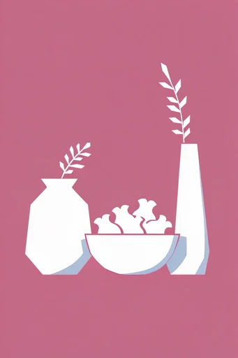 Graphic Monoline Minimalism style reference image — bold monoline art