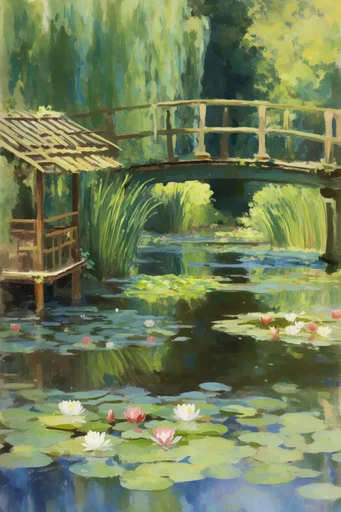 Luminous Impressionist Dreamscape style reference image — soft painterly brushstrokes