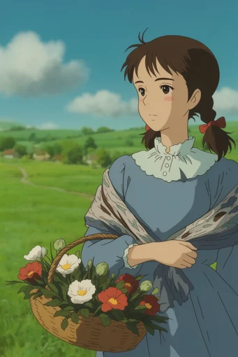 Classic Cel Animation style reference image — retro anime aesthetic