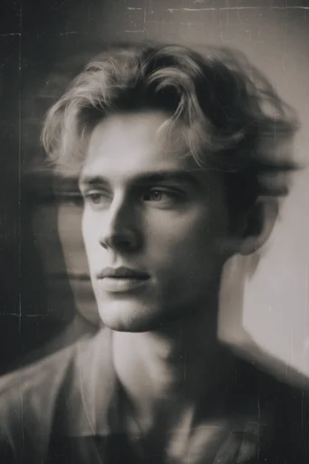 Haunting Spectral Noir style reference image — chiaroscuro