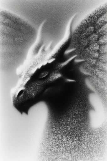 Ethereal Noir Pictorialism style reference image — heavy film grain