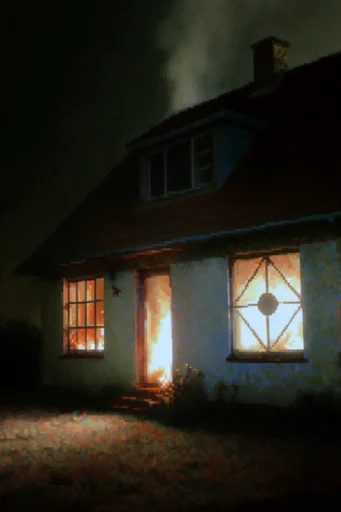 Analog Digital Liminality style AI image example 4