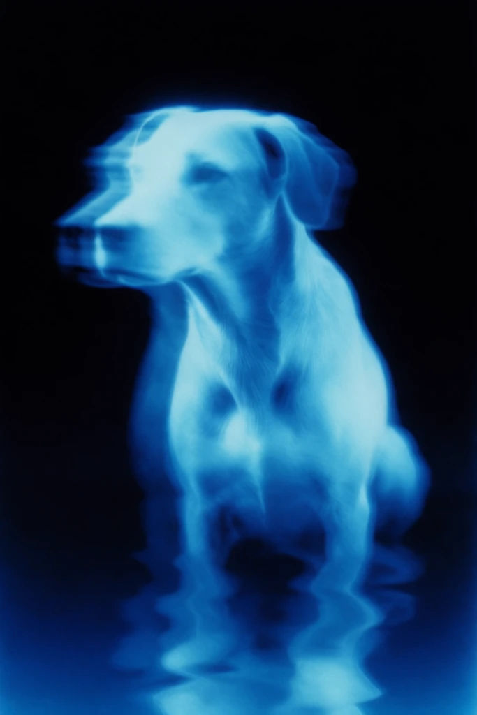 Spectral Cyan Luminescence style AI image example 3