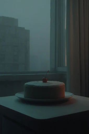 Cinematic Dystopian Brutalism style reference image — monolithic structures