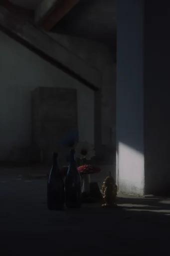 Brutalist Chiaroscuro Noir style reference image — chiaroscuro lighting