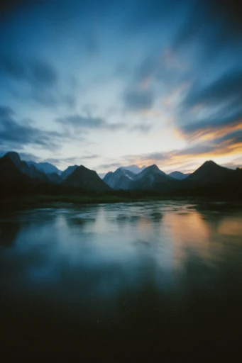 Ethereal Twilight Nocturne style reference image — cinematic blue hour
