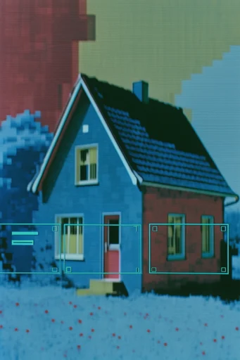 Analog Surveillance Noir style AI image example 4