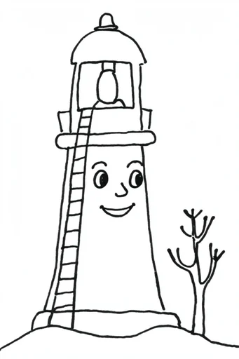 Playful Minimalist Ink style reference image — clean bold outlines