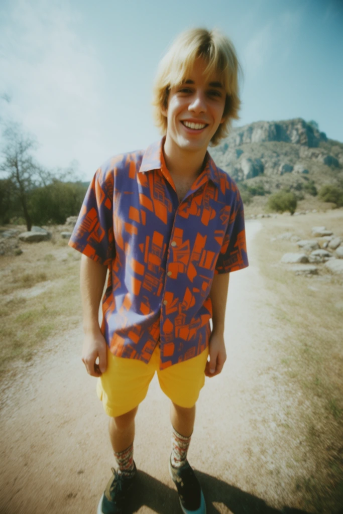Raw Retro Snapshot style AI image example 1