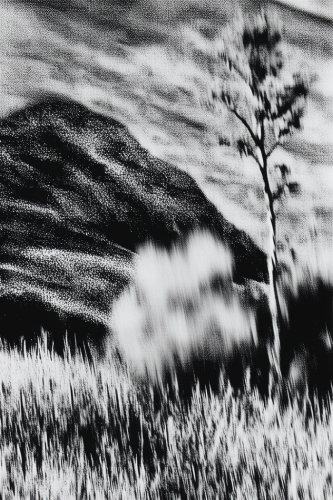 Kinetic Obsidian Glitch style AI image example 2