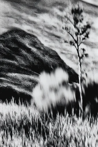 Kinetic Obsidian Glitch style reference image — motion blur photography
