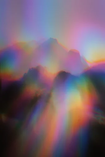 Ethereal Prismatic Blur style reference image — chromatic aberration