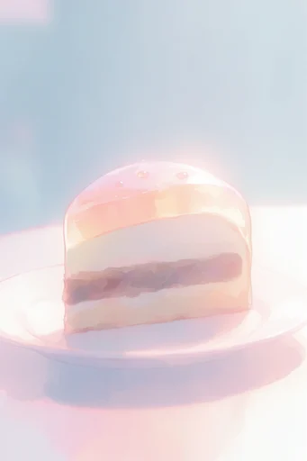 Ethereal Pastel Melancholia style reference image — diffused iridescent glow
