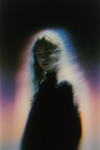 Ethereal Luminous Distortion moodboard — generate AI images in this style