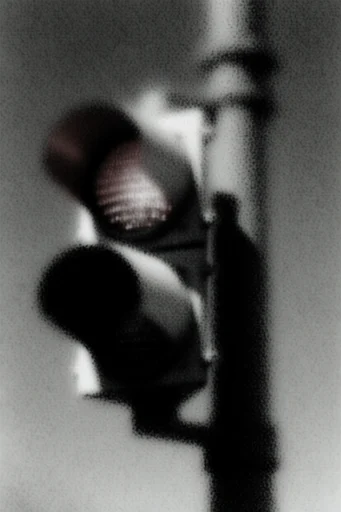 Spectral Analog Noir style reference image — heavy film grain