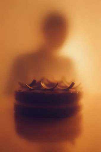 Ethereal Amber Haze style reference image — warm cinematic lighting